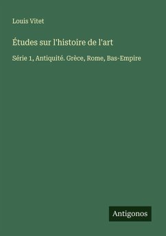 Cover Études sur l'histoire de l'art