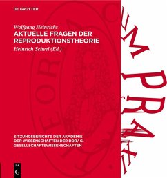 Cover Aktuelle Fragen der Reproduktionstheorie (eBook, PDF)