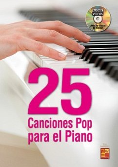 Cover 25 Canciones Pop Klavier Buch + DVD