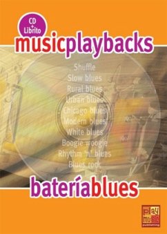 Cover Music Playbacks CD : Bateria Blues Schlagzeug CD