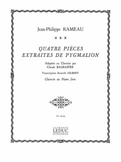 Cover QUATRE PIECES EXTRAITES DE PYGMALION ADAPTEES AU CLAVECIN