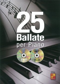 Cover 25 Ballate Per Piano Klavier Buch + DVD
