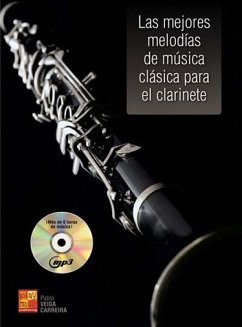 Cover Pablo Veiga Carreire, Mejores Melodias De Musica Clasica Clarinet Buch + CD
