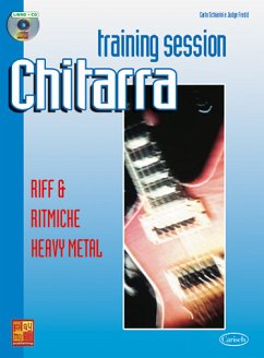 Cover Schiarini, Training Session Chitarra: Riff & Ritmiche Heavy M Guitar [TAB] Buch + CD