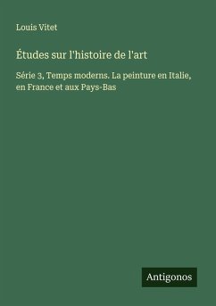 Cover Études sur l'histoire de l'art