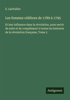 Cover Les femmes célèbres de 1789 à 1795