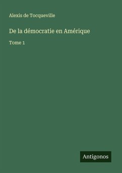 Cover De la démocratie en Amérique