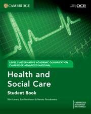 Cover Cambridge Advanced National (AAQ) in Health and Social Care Student Book