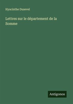 Cover Lettres sur le département de la Somme