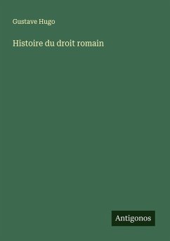 Cover Histoire du droit romain