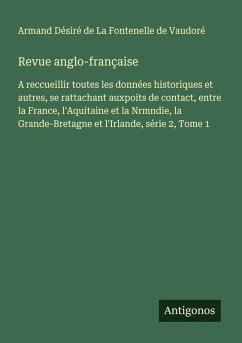 Cover Revue anglo-française