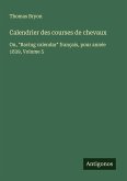 Calendrier des courses de chevaux