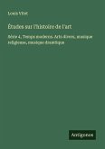 Études sur l'histoire de l'art