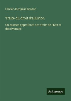 Cover Traité du droit d'alluvion