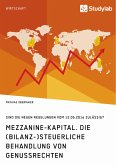 Mezzanine-Kapital. Die (bilanz-)steuerliche Behandlung von Genussrechten (eBook, PDF) Mezzanine-Kapital. Die (bilanz-)steuerliche Behandlung von Genussrechten (eBook, PDF)
