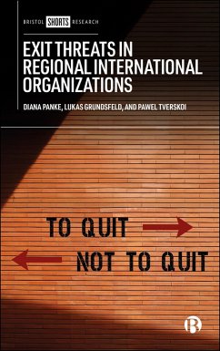 Cover Exit Threats in Regional International Organizations (eBook, ePUB)