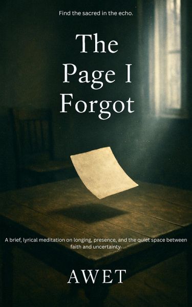 The Page I Forgot (eBook, ePUB) The Page I Forgot (eBook, ePUB)