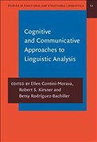 Cover Cognitive and Communicative Approaches to Linguistic Analysis