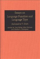 Essays on Language Function and Language Type Essays on Language Function and Language Type