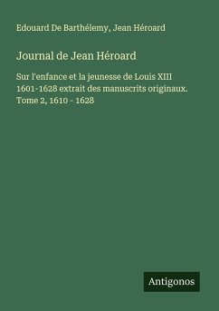 Cover Journal de Jean Héroard