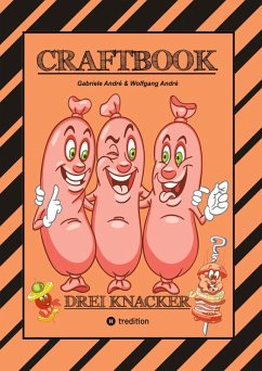 Cover CRAFTBOOK - LUSTIGE GRILLPARTY - WITZIGE AUSMALMOTIVE - HAMBURGER - GEMÜSE - EIS - KNIFFLIGE RÄTSEL - SPANNENDES BASTELSPIEL MIT DER WAAGE