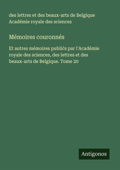 Cover Mémoires couronnés