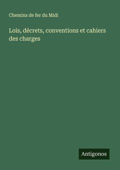 Cover Lois, décrets, conventions et cahiers des charges