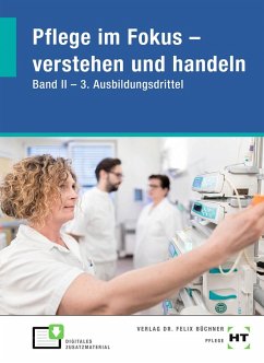 Cover eBook inside: Buch und eBook Pflege im Fokus - verstehen und handeln Band II 3. Ausbildungsdrittel