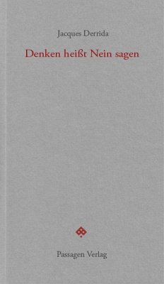 Cover Denken heißt Nein sagen