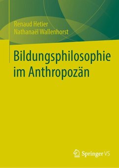 Cover Bildungsphilosophie im Anthropozän