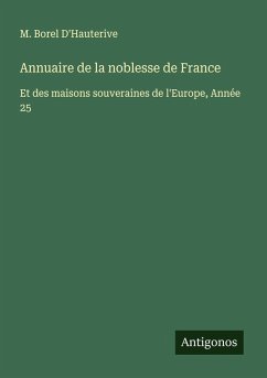 Cover Annuaire de la noblesse de France