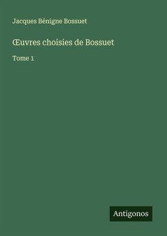 Cover ¿uvres choisies de Bossuet