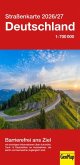 Straßenkarte Deutschland 2026/27