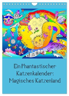Cover Ein phantastischer Katzenkalender: Magisches Katzenland (Wandkalender 2026 DIN A4 hoch), CALVENDO Monatskalender
