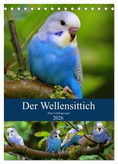 Der Wellensittich - Mein Lieblingsvogel (Tischkalender 2026 DIN A5 hoch), CALVENDO Monatskalender Der Wellensittich - Mein Lieblingsvogel (Tischkalender 2026 DIN A5 hoch), CALVENDO Monatskalender