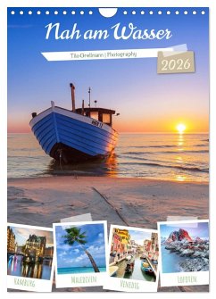 Cover Nah am Wasser (Wandkalender 2026 DIN A4 hoch), CALVENDO Monatskalender