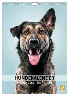 Cover Hundekalender - Hunderassen im Portrait (Wandkalender 2026 DIN A4 hoch), CALVENDO Monatskalender