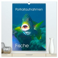 Cover Portraitaufnahmen - Fische (hochwertiger Premium Wandkalender 2026 DIN A2 hoch), Kunstdruck in Hochglanz