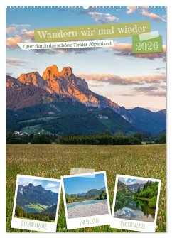 Wandern wir mal wieder (Wandkalender 2026 DIN A2 hoch), CALVENDO Monatskalender Wandern wir mal wieder (Wandkalender 2026 DIN A2 hoch), CALVENDO Monatskalender