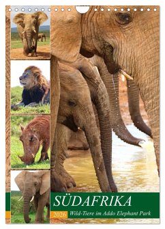 SÜDAFRIKA Wild-Tiere im Addo Elephant Park (Wandkalender 2026 DIN A4 hoch), CALVENDO Monatskalender SÜDAFRIKA Wild-Tiere im Addo Elephant Park (Wandkalender 2026 DIN A4 hoch), CALVENDO Monatskalender