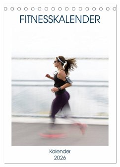 Cover Fitnesskalender (Tischkalender 2026 DIN A5 hoch), CALVENDO Monatskalender