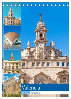 Cover Valencia - Reiseplaner (Tischkalender 2026 DIN A5 hoch), CALVENDO Monatskalender