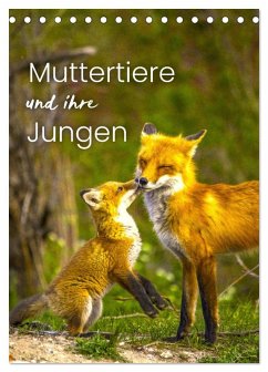 Cover Muttertiere und ihre Jungen (Tischkalender 2026 DIN A5 hoch), CALVENDO Monatskalender