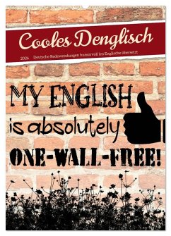 Cover Cooles Denglisch (Wandkalender 2026 DIN A2 hoch), CALVENDO Monatskalender