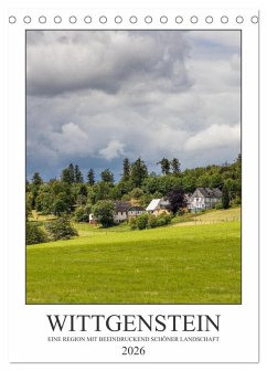 Cover Wittgenstein - Eine Region mit beeindruckend schöner Landschaft (Tischkalender 2026 DIN A5 hoch), CALVENDO Monatskalender