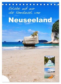 Erlebe mit mir die Nordinsel von Neuseeland (Tischkalender 2026 DIN A5 hoch), CALVENDO Monatskalender Erlebe mit mir die Nordinsel von Neuseeland (Tischkalender 2026 DIN A5 hoch), CALVENDO Monatskalender