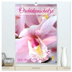 Orchideenschätze (hochwertiger Premium Wandkalender 2026 DIN A2 hoch), Kunstdruck in Hochglanz