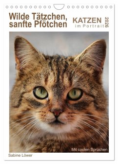 Cover Wilde Tätzchen, sanfte Pfötchen (Wandkalender 2026 DIN A4 hoch), CALVENDO Monatskalender