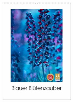 Cover Blauer Blütenzauber (Wandkalender 2026 DIN A2 hoch), CALVENDO Monatskalender