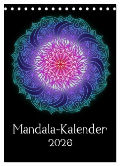 Cover Mandala-Kalender 2026 (Tischkalender 2026 DIN A5 hoch), CALVENDO Monatskalender